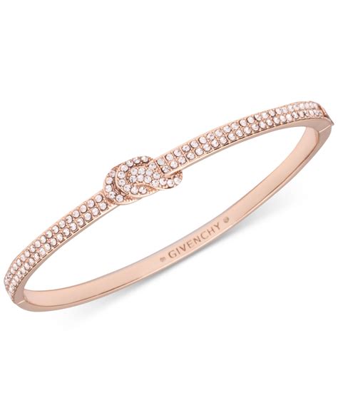 givenchy silver-tone crystal double-row bangle bracelet|Givenchy Pavé Crystal Double.